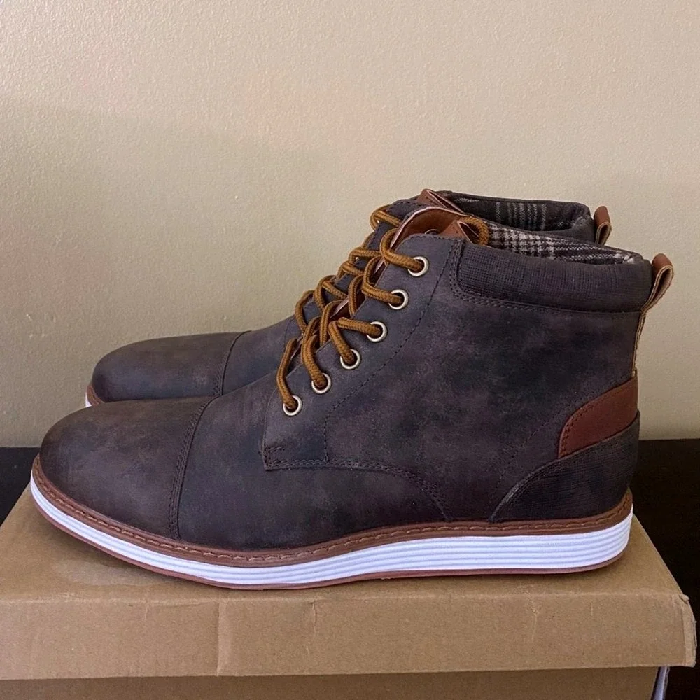 Ferro Aldo Birt Men's Memory‎ Foam Casual Mid-Top Desert Boots